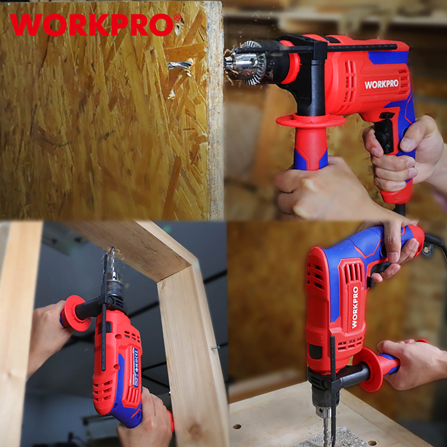 WorkPro WP470200CE Δράπανο Κρουστικό Ηλεκτρικό 710W