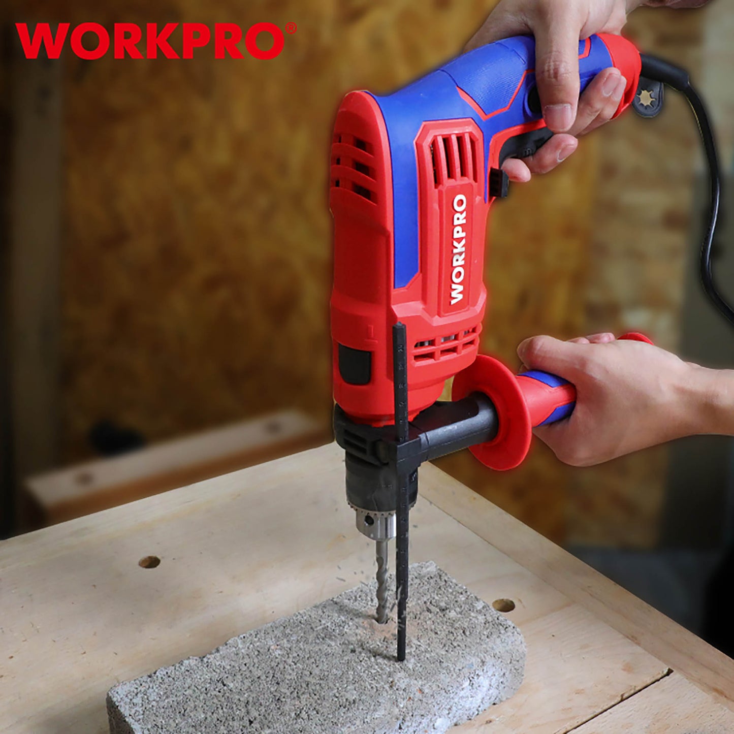 WorkPro WP470200CE Δράπανο Κρουστικό Ηλεκτρικό 710W