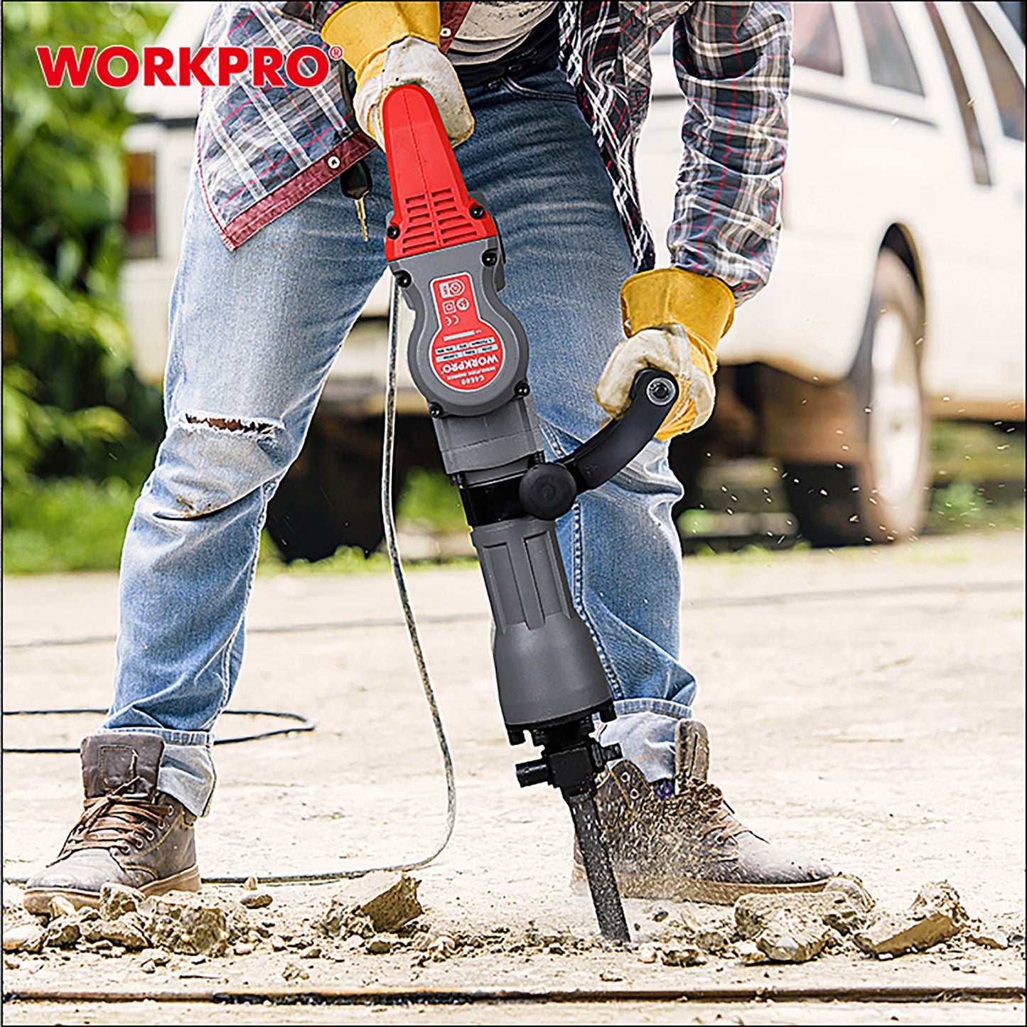 WorkPro WP470601CE Σκαπτικό Κατεδαφιστικό Πιστολέτο Υοποδοχή HEX 1500W