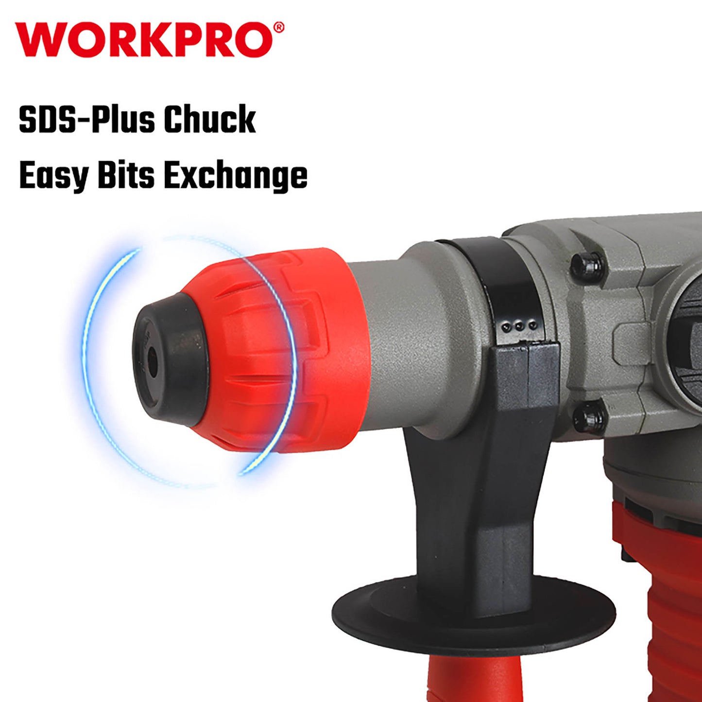 WorkPro WP470401CE Σκαπτικό Περιστροφικό Πιστολέτο SDS PLUS 1500W
