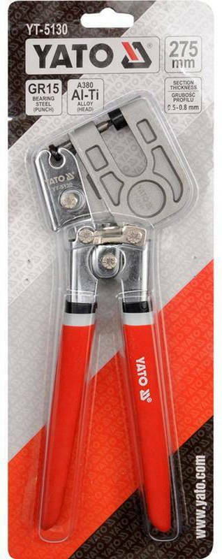 Yato YT-5130 Πένσα Ένωσης Προφίλ Μετάλλου Γυψοσανίδας 275mm