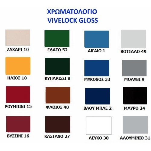 Vivechrom Vivelock Αντισκωριακό Χρώμα Γυαλιστερό 750ml