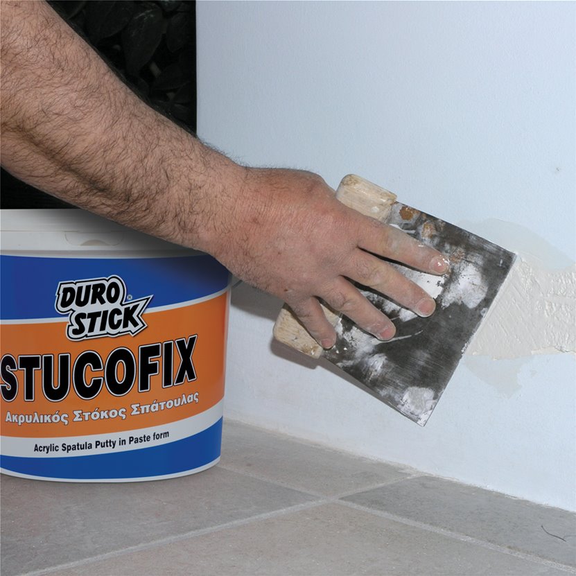 Durostick Stucofix Ακρυλικός Στόκος για Τοίχους & Ξύλα Λευκός 200gr