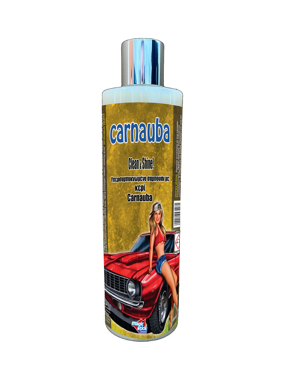 Magic Stick Υπερσυμπυκνωμένο Σαμπουάν με Κερί Carnauba Wax 500ml