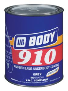 HB Body 910 Υποδαπέδια Προστασία Λαστιχομαστίχη Επαγγελματικής Χρήσης Γκρι (Βάφεται) 1kg