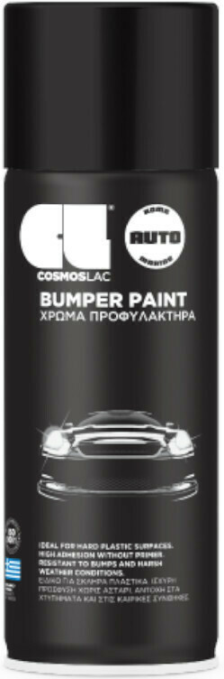 Cosmos Lac Χρώμα Προφυλακτήρα Μαύρο Spray 400ml