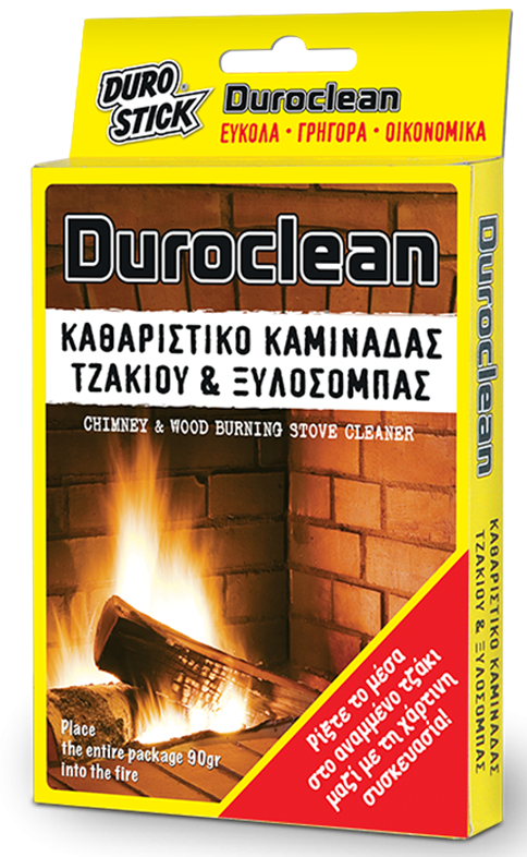 Durostick Duroclean Καθαριστικό Καμινάδας Τζακιού & Ξυλόσομπας Σακουλάκι 90gr