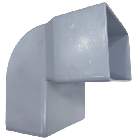Fasoplast Γωνία Υδροροής PVC Γκρι 6*10