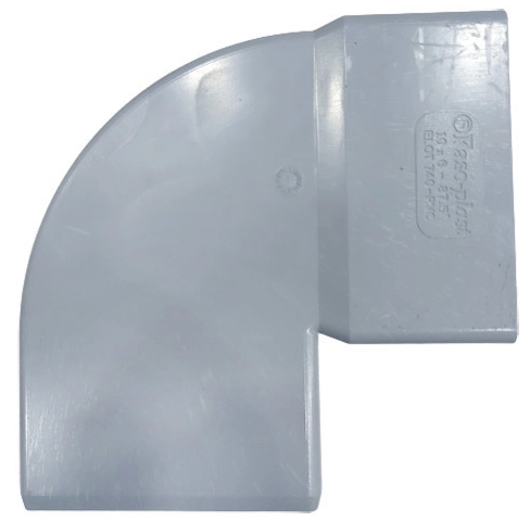 Fasoplast Γωνία Υδροροής PVC Γκρι 6*10