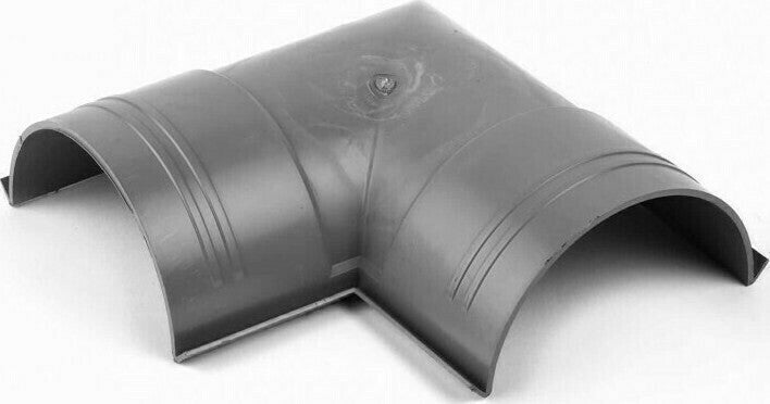 Fasoplast Εξαρτήματα Ανοιχτής Υδροροής (Λούκι) PVC Φ125 Γκρι