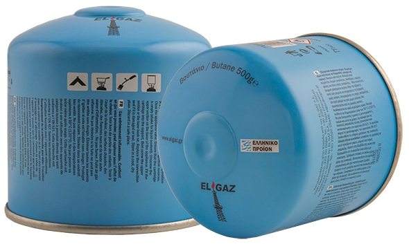 El Gaz Φιαλίδιο Βουτανίου Γίγας 500gr (1 τμχ)