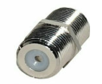 Φις Κεραίας Τύπου F Μεταλλικό Ασημί