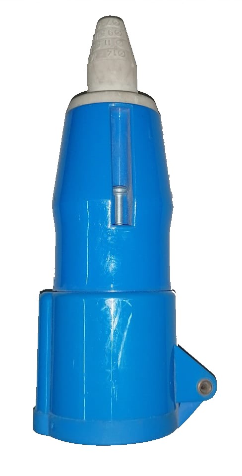 Βιομηχανικό Φις 3P Πλαστικό Μπλε