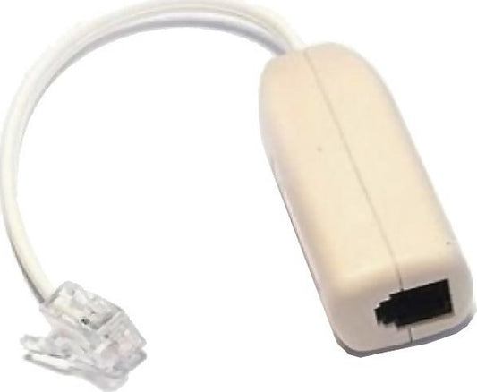 Φίλτρο Τηλεφώνου Internet ADSL Πλαστικό Λευκό