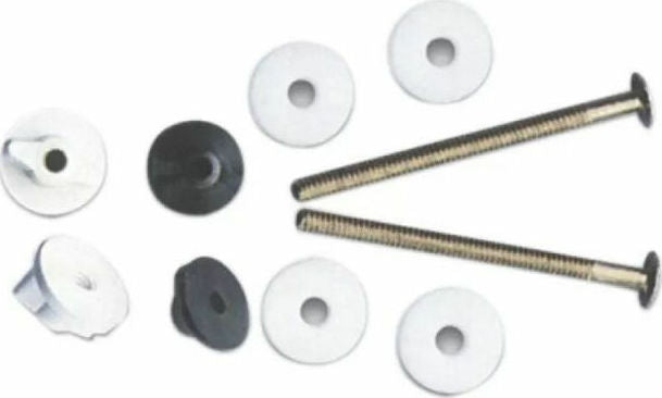 Σετ Βίδες Στήριξης για Καζανάκι Ανοξείδωτες 8cm