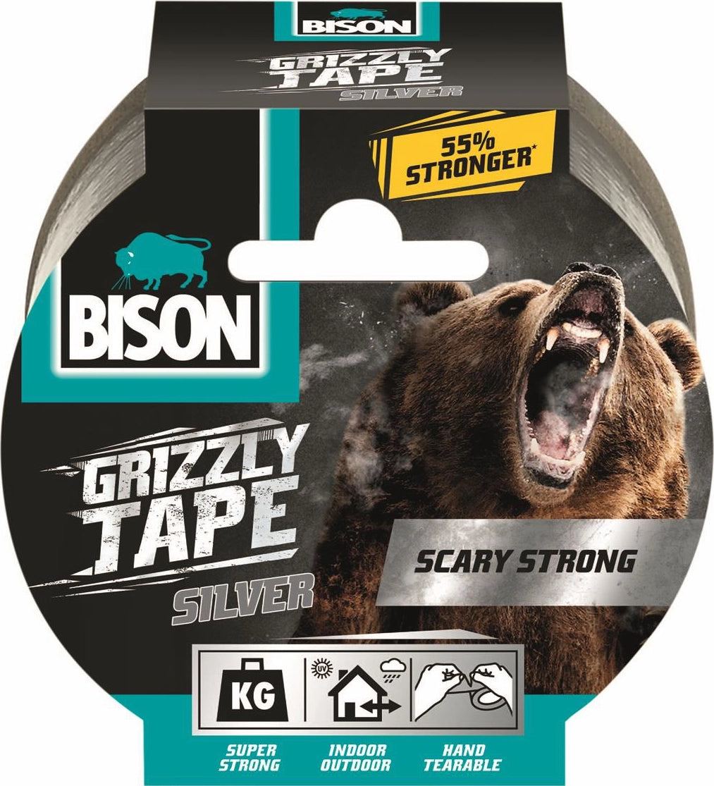 Bison Grizzly Tape Υφασμάτινη Ταινία 50mm 10m