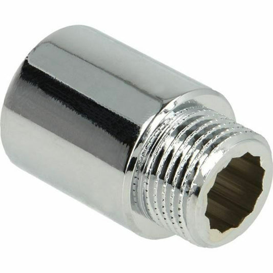 Προέκταση Προσθήκη Ορειχάλκινη Χρωμέ Αρσενικό-Θηλυκό 1/2"