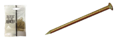 Καρφιά για Ίνξ Χρυσά 1.2*22mm (100 τμχ)