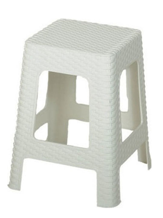 Σκαμπό Πλαστικό Rattan 28*28*45mm