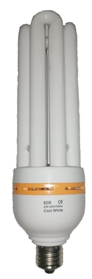 Λάμπα Ηλεκτρονική Cool White Ε27 65W 3900 Lumen 220V