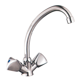 Μπαταρία Νεροχύτη Πάγκου Μονής Οπής Πομόλων Ορειχάλκινη Νίκελ