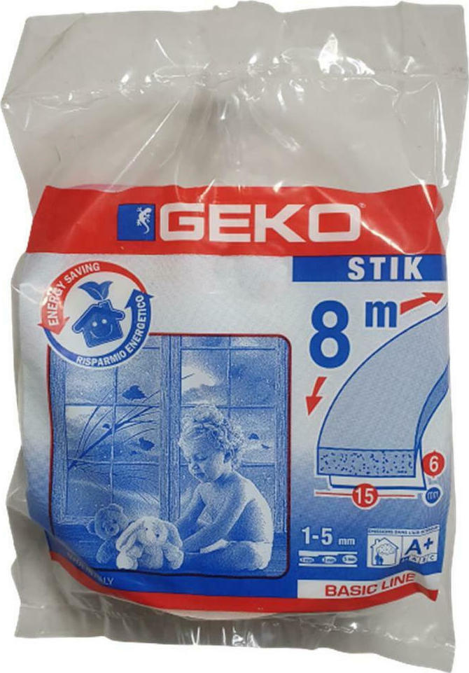 Geko Αεροστόπ Ταινία Παραθύρων Αφρώδες Λευκό
