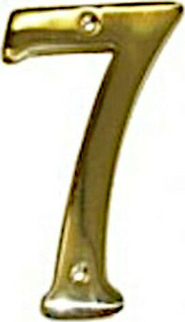F.F.Group Αριθμοί Σπιτιών Ορειχάλκινοι 10cm (Με 2 Τρύπες για Βίδες)