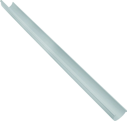 Fasoplast Σωλήνα Ανοιχτής Υδροροής PVC Γκρι (Λούκι) Φ125 3m (Τιμή Μέτρου)