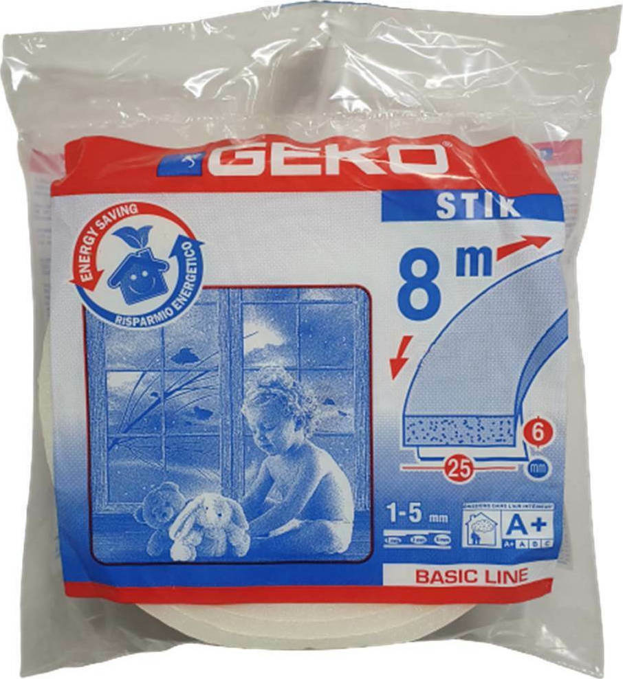Geko Αεροστόπ Ταινία Παραθύρων Αφρώδες Λευκό