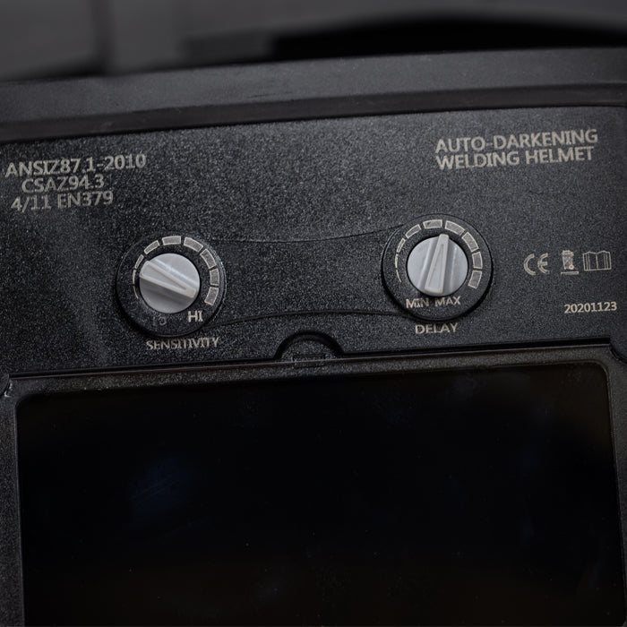 Krausmann 2601 Μάσκα Ηλεκτροσυγκόλλησης με Αυτοσκιαζόμενο Ρυθμιζόμενο Φίλτρο
