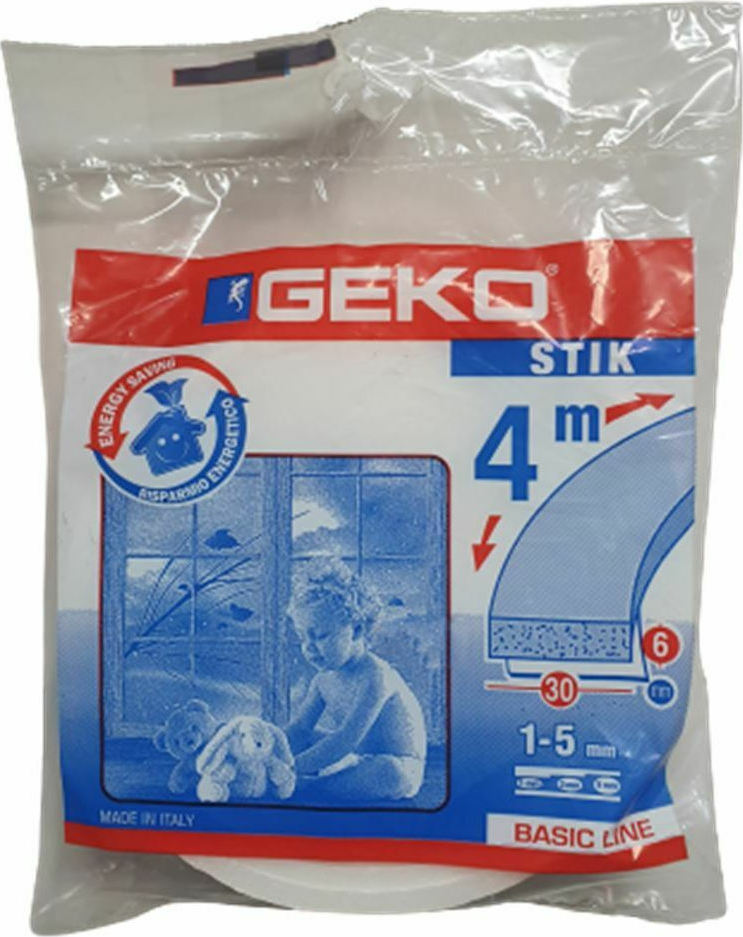 Geko Αεροστόπ Ταινία Παραθύρων Αφρώδες Λευκό