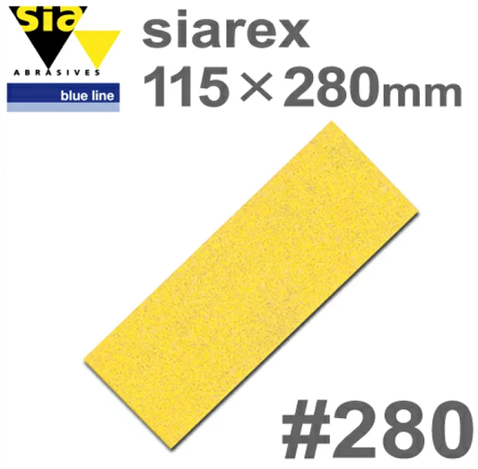 Sia 1960 Blue Line Siarex Strips Γυαλόχαρτο Πορτοκαλί 115*280mm (1 τμχ)