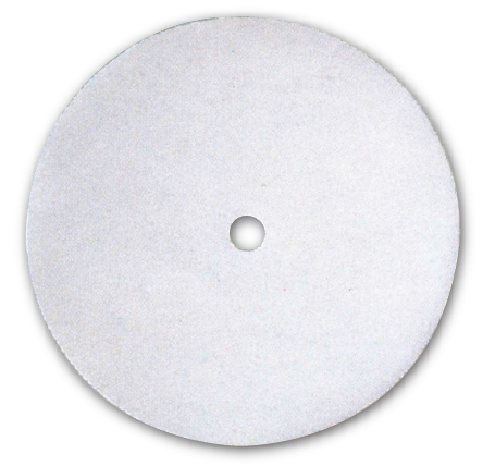 Smirdex Velcro Χρατς με 1 Τρύπα Σκούπας Φ220 Λευκός