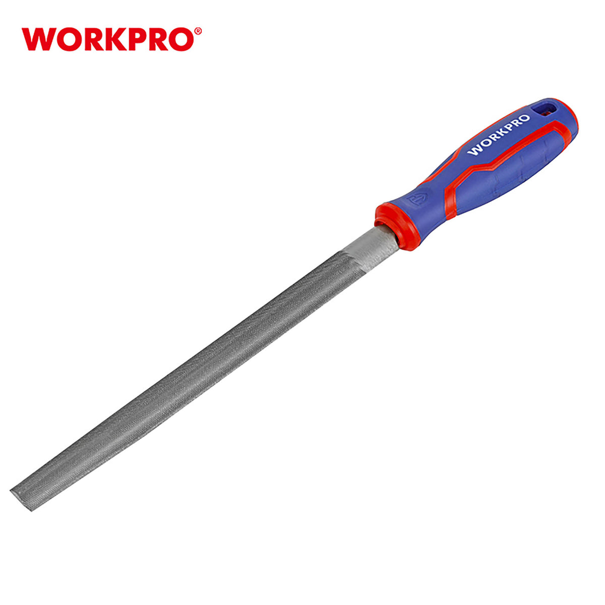 Workpro WP251003 Λίμα Σιδήρου Ημιστρόγγυλη με Αντιολισθητική Λαβή 200mm