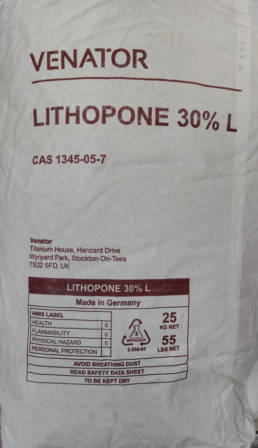 Lithopone Τσίγκος Γερμανίας σε Σκόνη Λευκός 30% (1 kg)