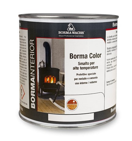 Borma Color Heat Resistant Enamel Χρώμα Υψηλής Θερμοκρασίας 800oC
