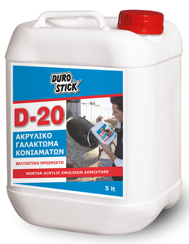 Durostick D-20 Γαλάκτωμα Προσμυκτικό Ακρυλικό Γαλάκτωμα Κονιαμάτων