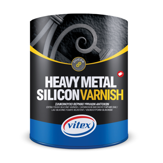 Vitex Heavy Metal Silicone Varnish Διάφανο MAT 750ml