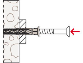 Fischer 540116 Στήριγμα Πλαισίων SxRL 8x120
