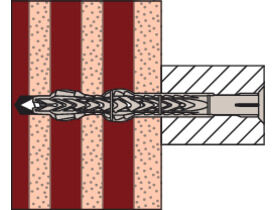 Fischer 540116 Στήριγμα Πλαισίων SxRL 8x120