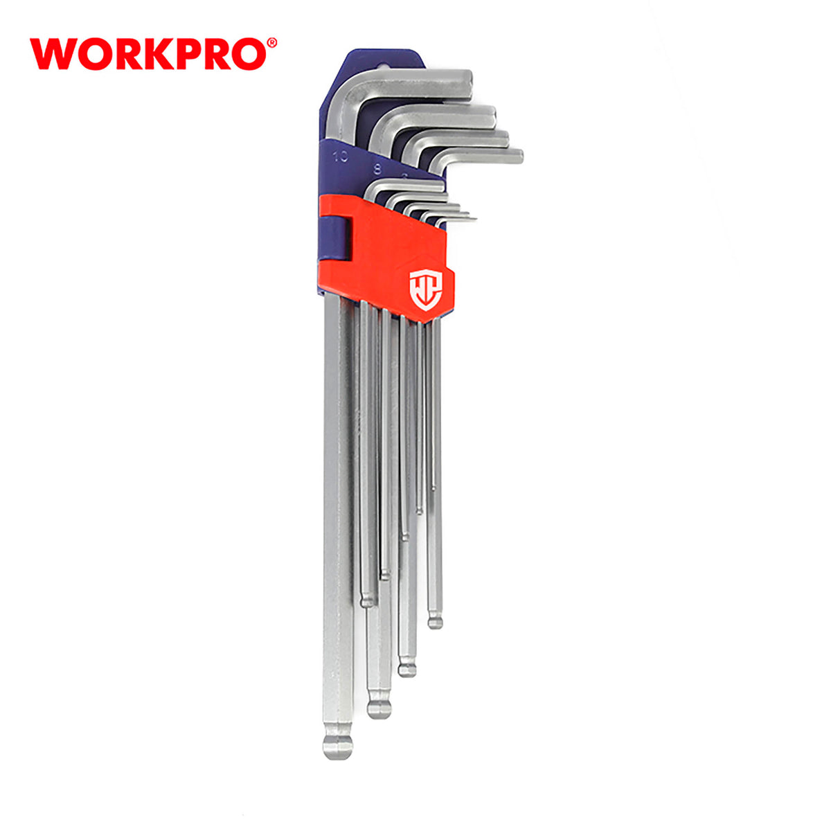Workpro WP222007 Κλειδιά Άλλεν Μπίλιας Σετ 1.5-10 (9 τμχ)