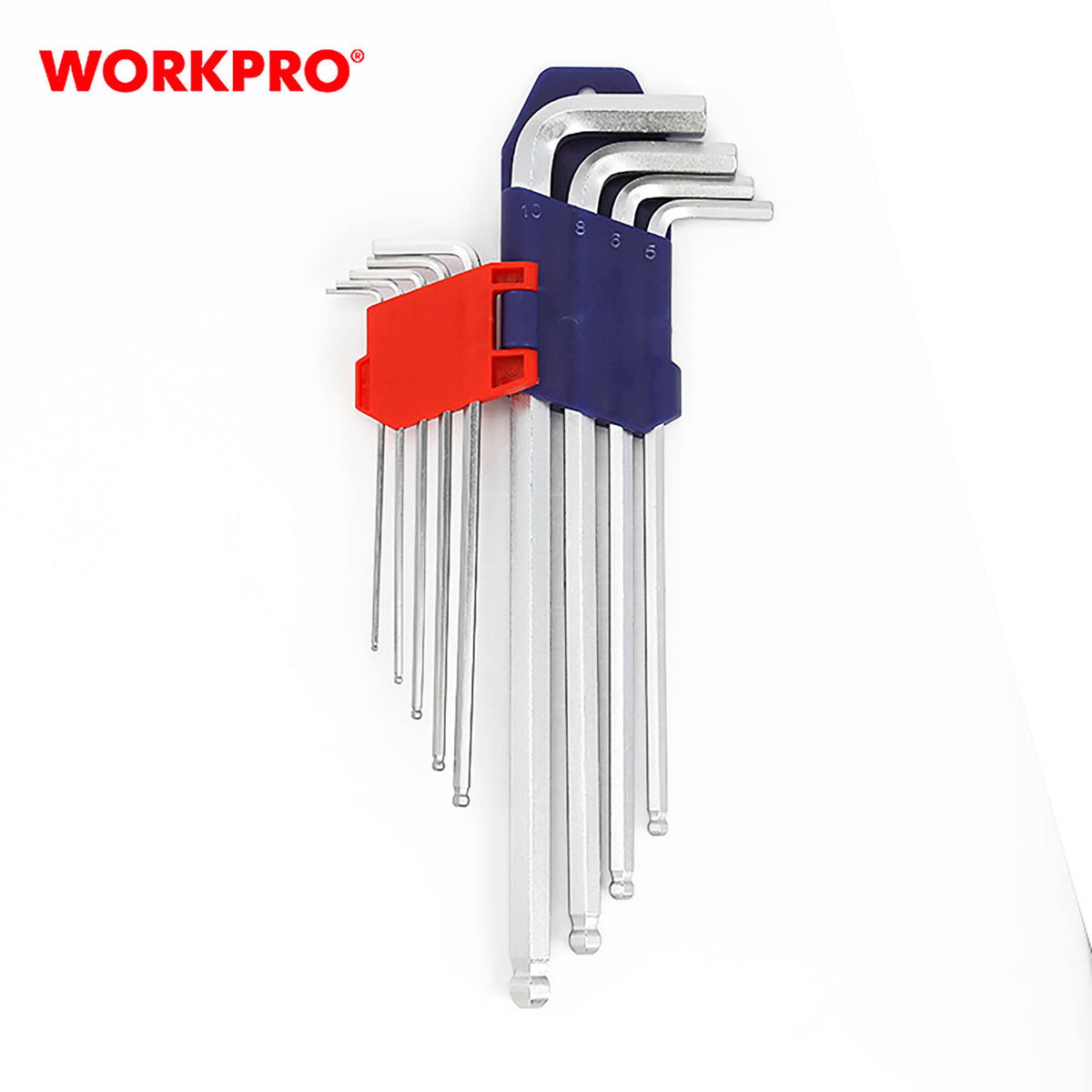 Workpro WP222007 Κλειδιά Άλλεν Μπίλιας Σετ 1.5-10 (9 τμχ)