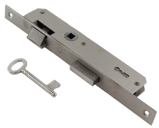 Condor 890216 Κλειδαριά Χωνευτή 2 Κλειδιά 20*80mm (Η Γλώσσα είναι όπως στην φωτογραφία και δεν γυρνάει)