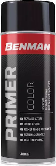 Benman Ακρυλικό Αστάρι για Ξύλο, Μέταλλο, Αλουμίνιο, Γυαλί, Πέτρα & διάφορα είδη Πλαστικού 400ml