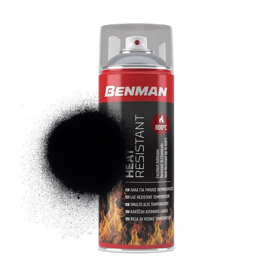 Morris Heat Resistant Χρώμα Υψηλής Θερμοκρασίας 800oC Spray 400ml MAT