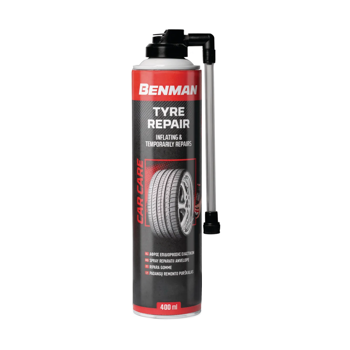 Benman 28606 Tyre Repair Αφρός Επισκευής Ελαστικών Spray 400ml
