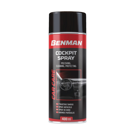 Benman 28577 Cockpit Spray Γυαλιστικό Ταμπλό Διάφανο 400ml
