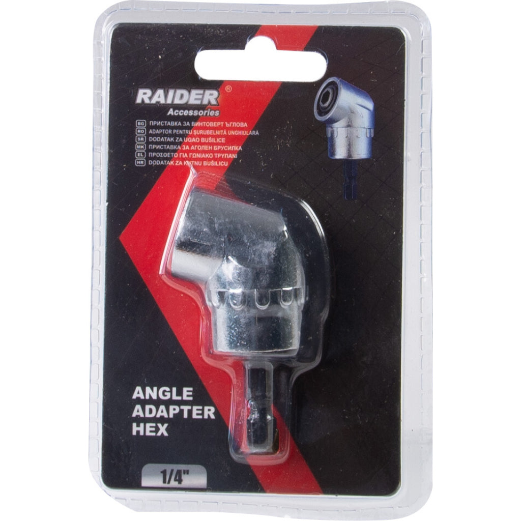 Raider 159917 Αντάπτορας HEX γωνιακός για μύτες 1/4″