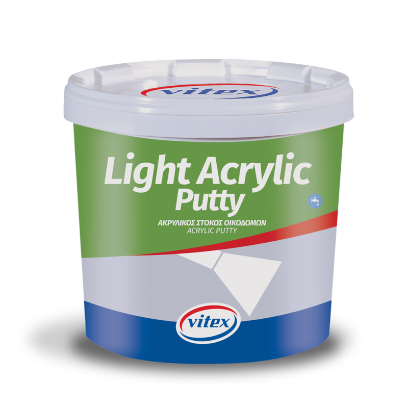 Vitex Light Acrylic Putty Αφρόστοκος Λευκός 750ml