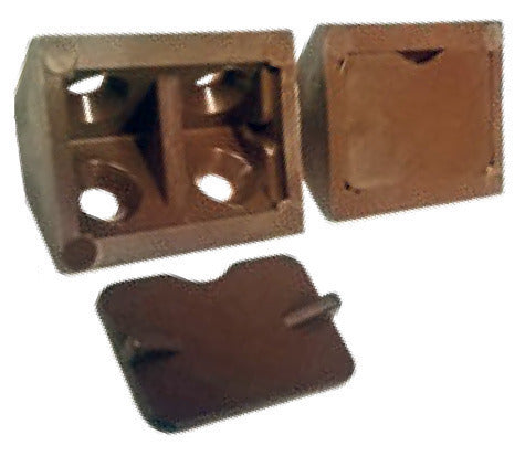 Hardplast Γωνιά Πλαστική με Καπάκι 20*20*33mm (1 τμχ)